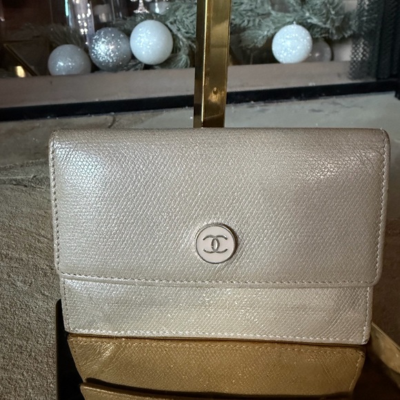 Chanel Metallic Gold Wallet